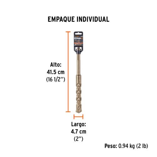 101465 - Broca SDS Ma x de 1-1/4 x 13", Truper