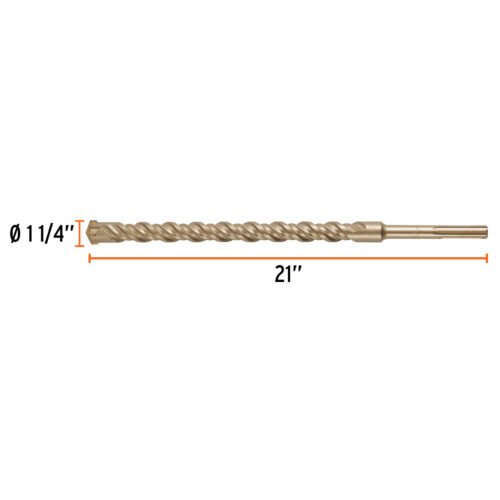 101466.1 101466 - Broca SDS Ma x de 1-1/4 x 21", Truper