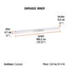 101467 - Broca SDS Ma x de 1-1/4 x 36", Truper