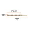 101468.1 101468 - Broca SDS Ma x de 1-3/8 x 21", Truper