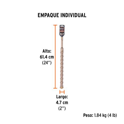 101468.4 101468 - Broca SDS Ma x de 1-3/8 x 21", Truper
