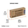101551.4 101551 - Broca escalonada titanio 13 escalones 1/8" a 1/2", Expert
