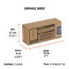 101552 - Broca escalonada titanio 9 escalones 1/4" a 3/4", Expert