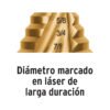 101553 - Broca escalonada titanio 12 escalones 3/16" a 7/8", Expert