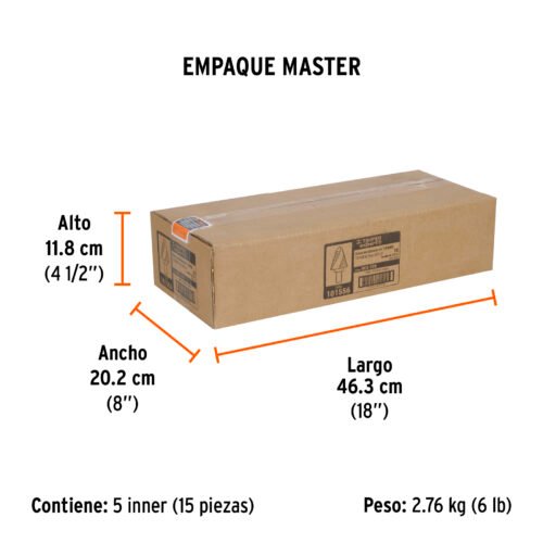 101556.5 101556 - Broca escalonada titanio 10 escalones 1/4" a 1-3/8", Expert