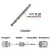 101580 - Broca piloto de 1/4" para brocasierras bimetálicas, Expert