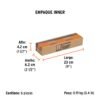 101580 - Broca piloto de 1/4" para brocasierras bimetálicas, Expert