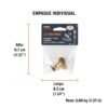 101596.3 101596 - Conector 3/4" rápido hembra de latón, sistema click, Truper