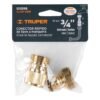 101598.1 101598 - Conector 3/4" rápido de latón grifo-manguera sistema click