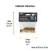 101599 - Conector 3/4" rápido de latón manguera-acc. sistema click
