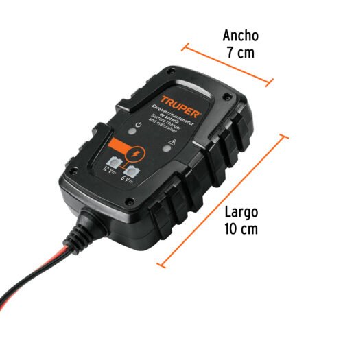 101610 - Cargador / mantenedor de 1 A para baterías de 6/12V, TRUPER
