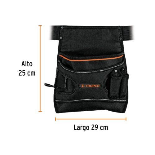 101665 - Porta herramientas de poliéster, 5 compartimentos, Truper