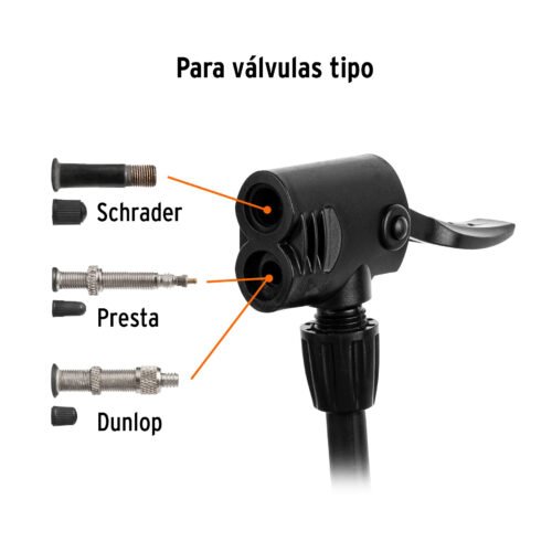 101667 - Bomba de pedal 60 PSI, TRUPER