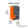 101667 - Bomba de pedal 60 PSI, TRUPER
