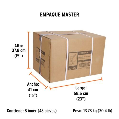 101667 - Bomba de pedal 60 PSI, TRUPER
