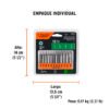 101678 - Juego de 12 puntas torx combinadas largo 2", Truper Expert