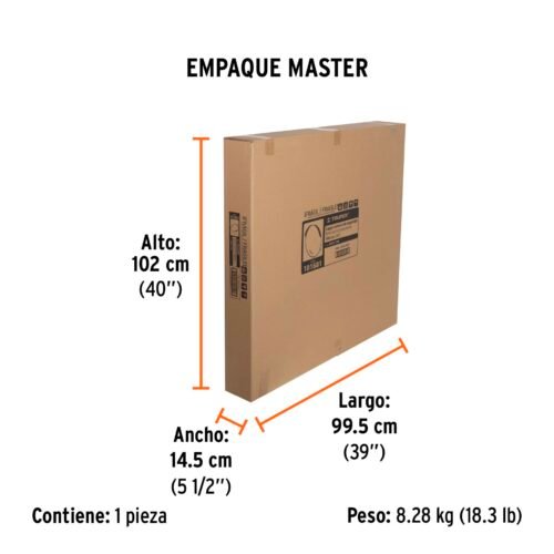 101681 - Espejo convexo de 100 cm, Truper