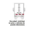 101683 - Rollo de 9 m x 2" de cinta reflejante de PVC, Truper