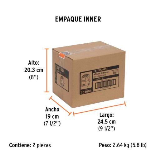 101684 - Afilador eléctrico para brocas con punta 118°, Truper