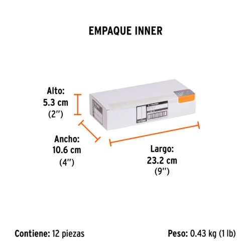 101686.2 101686 - Blíster con 2 lápices de 18 cm para carpintero, Truper