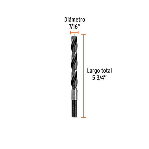 101695.2 101695 - Broca con punta centradora para madera 7/16", TRUPER