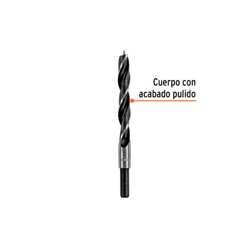101696 - Broca con punta centradora para madera 1/2", TRUPER