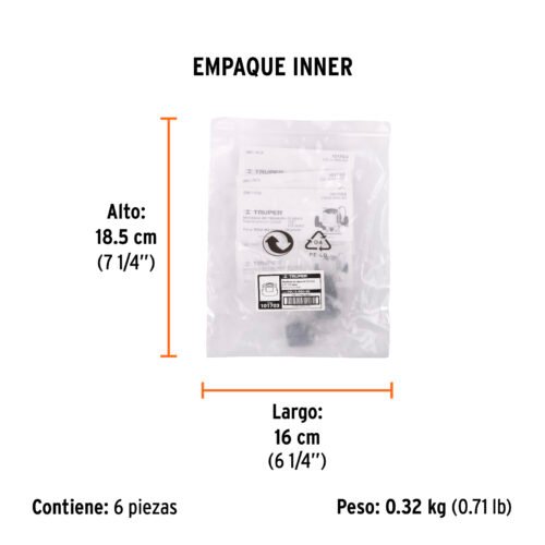 101703 - Collet de 1/2" para ROU-N3, TRUPER