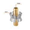 101730 - Reparador de aluminio 1/2", tipo garra para manguera