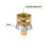101732.1 101732 - Conector 1/2" hembra tipo garra de aluminio, Truper