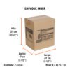 101734 - Banda de 4" x 9 m con gancho plano para malacate, Truper