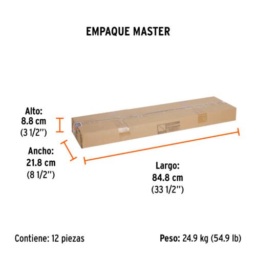 101738 - Maneral de acero de 31"para malacate, Truper