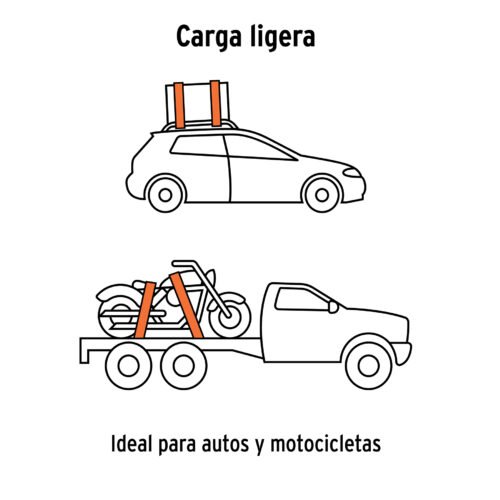 101741 - Juego de 4 sujetadores con matraca carga máxima 1000 kg