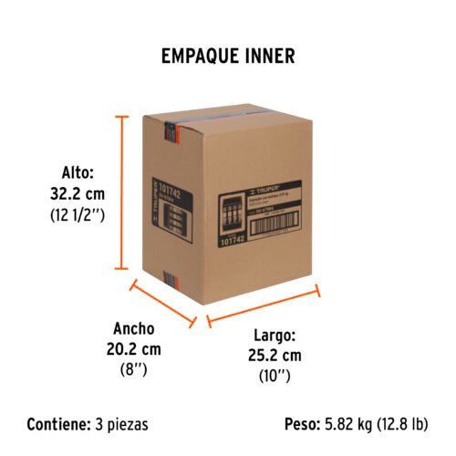 101742.5 101742 - Juego de 4 sujetadores con matraca carga máxima 675 kg