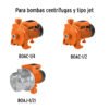101751 - Pata niveladora p/bombas BOAC-1/4,BOAC-1/2, BOAJ-1/2l,TRUPER