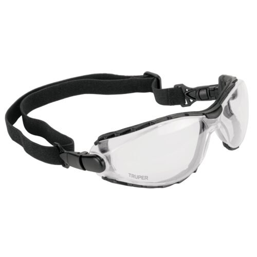 101791 - Lentes transp antiempaño c/marco de espuma y correa, Expert