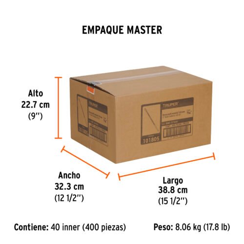 101805 - Broca multimaterial 3/16 x 6", Truper