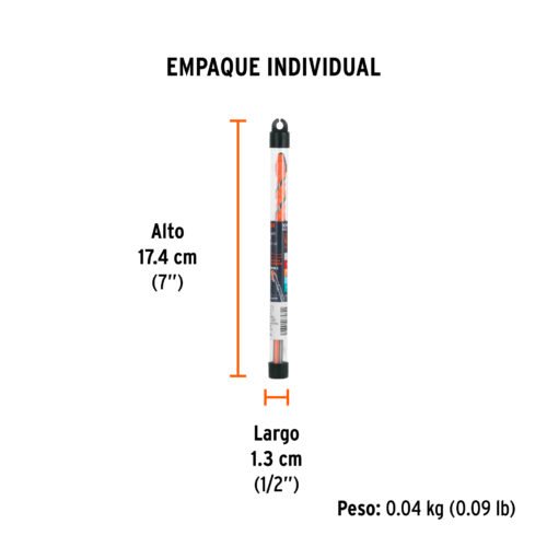 101807 - Broca multimaterial 5/16 x 6", Truper