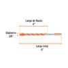 101808 - Broca multimaterial 3/8 x 6", Truper