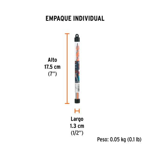 101808 - Broca multimaterial 3/8 x 6", Truper