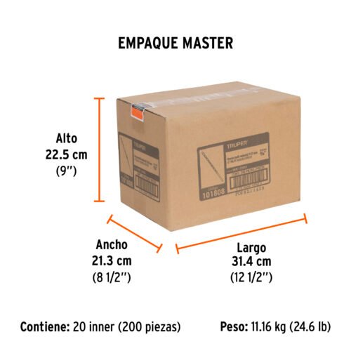 101808 - Broca multimaterial 3/8 x 6", Truper
