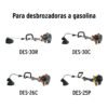 101814 - Carburador para desbrozadoras a gasolina DES-30R/30C/26C/25P