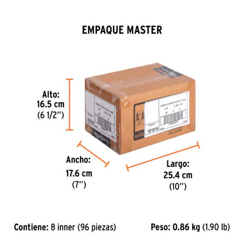 101816 - Bolsa con 2 carbones de repuesto para ROTO-1/2A10, TRUPER