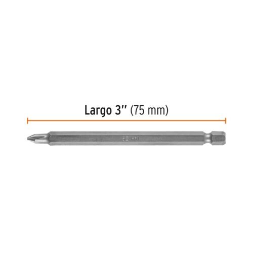 101824.2 101824 - Estuche con 5 puntas de cruz PH1 largo 4", Truper Expert