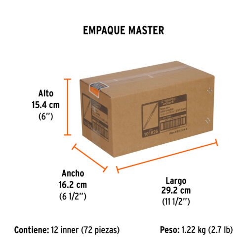 101826 - Broca para vidrio y azulejo 3/16", Truper Expert