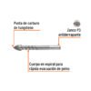 101840 - Broca para vidrio y azulejo 1/2", Truper Expert