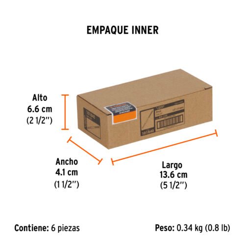 101840 - Broca para vidrio y azulejo 1/2", Truper Expert