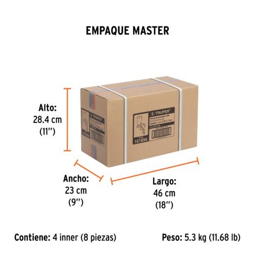 101856 - Pistola p/pintar gravedad LVMP vaso plástico, 1.7 mm, Truper