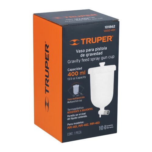 101862 - Vaso plástico de repuesto para PIPI-401/402/403, TRUPER