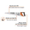 101870 - Serrucho Rapid 22", 7 DPP, mango Comfort grip, Truper