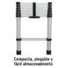 101904 - Escalera telescópica,13 peldaños, tipo II, capacidad 102kg